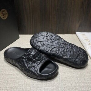 VERSACE MEDUSA DIMENSION SLIDES BLACK
