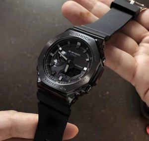 G Shock Gm2100 Metal Black (All Working) Premium Quality