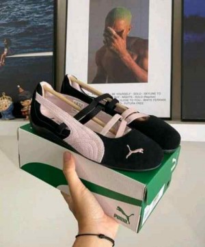 Pumaa speedcat ballet Black Pink for her