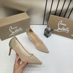 Christian_Louboutin_Follies_Strass_Women_Pumps_Heel_With_OG_Box_&_Dust_Cover_Gold_852-2