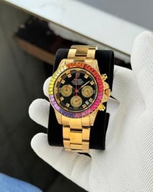 Rolex-rainbow daimond 