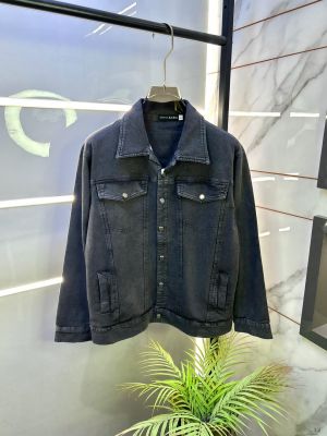 Zar a Imported Denim Super Premium Black Shacket F3346-BL