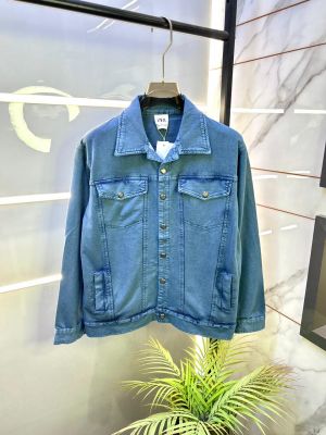Zar a Imported Denim Super Premium Blue Shacket F3346-BU