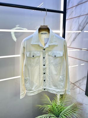 Zar a Imported Denim Super Premium White Shacket F3346-WH
