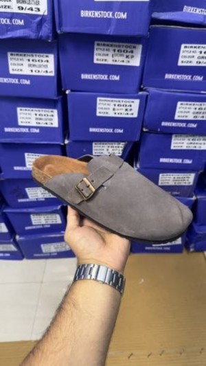 Birke nstock boston Dark Grey