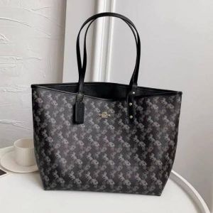 COAC_H TOTE SLING WITH DAMAGE BOX AND DUST BAG (HORSEFERRY-BLACK)