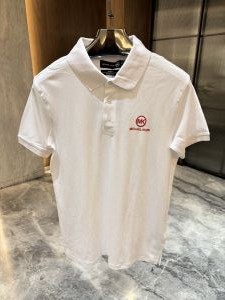 Michael kor_s white Polo tshirt imported lycra with box