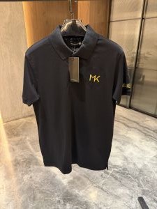 Michael kor_s black Polo tshirt imported lycra with box