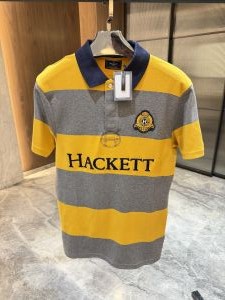 Hacket t Aston Martin Yellow polo Tshirt Premium