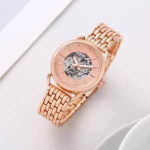 Fossil_Women_Automatic_Machine_Rosegold