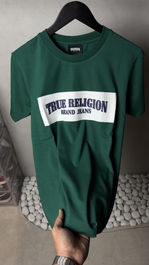 True Religion Classic Arch Logo T-Shirt  Green 1115
