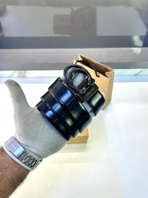 Coca_h Glossy Black Belt Fa 329