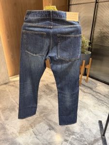 Burberr y Dark Blue Denim Straight Fit