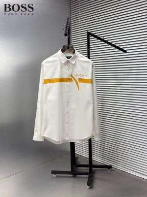 HUGO_BOSS_WHITE_LOGO_PRINT_PREMIUM_CLASSIC_SHIRT_WITH_BOX_PACKING_(1937)