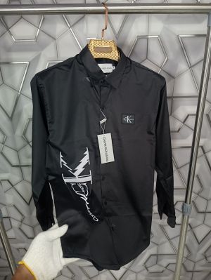 CALVIN_KLEIN_BLACK_LOGO_PRINT_PREMIUM_IMPORTED_SHIRT_(1594)