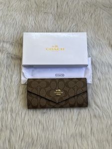 Coach_126_BR_Long_Flap_Wallet_With_OriginalBox_DustCover