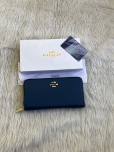 Coach_121_Blue_Long_Zippy_Wallet_With_OriginalBox_DustCover