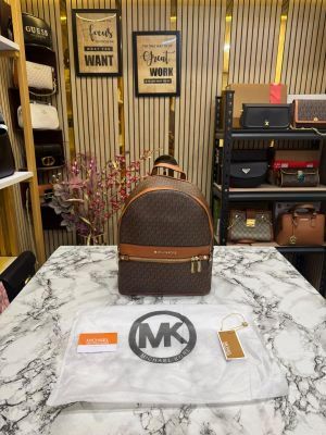 Michael_Kors Kenley Backpack Premium Quality With Dust Bag (Brown)