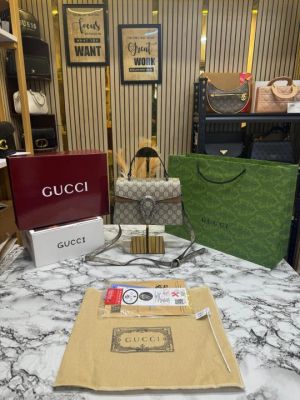 Gucc_i Dionysus Top Handle Bag With Double Og Box And Dust Bag Including Carry Bag 