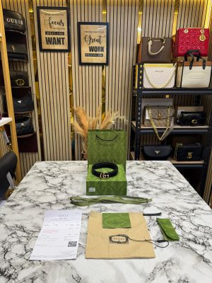 GUCC_I GG Marmont Leather Belt Buckle With Box Dust Bag And Carry Bag (32-3)