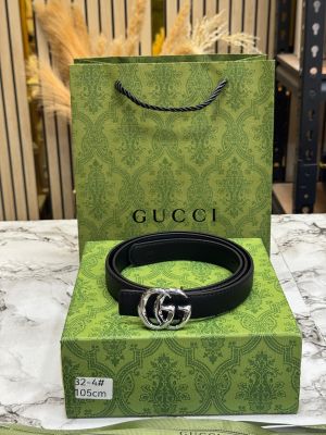 GUCC_I GG Marmont Leather Belt Buckle With Box Dust Bag And Carry Bag (32-4)