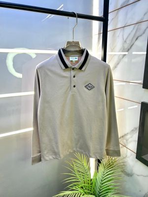 Lacost e Beige Polo Neck Full Sleeves Premium Collar T-shirt F3235-BE1