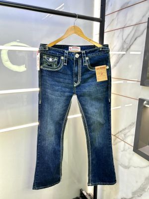True Religion Imported Blue Super Premium Denim With Brand Box Packing And Carry Bag F3416-BU