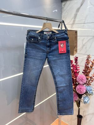 True Religio n Light Shade Premium Imported Stretchable Lycra Fabric Straight fit Denim with Back Flap pocket Design 3672