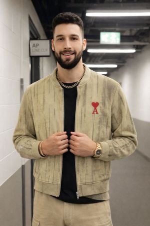 Ami paris Beige Imported Inner Fleece Fabric Very Premium Zipper Jacket 417