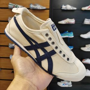 Onitsuka Tiger Mexico 66 Slip On Beige Navy 179