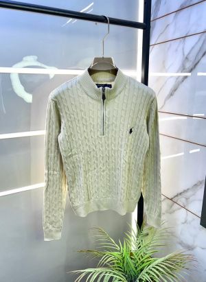 Ralph_Lauren Off-white Imported knitted Premium Pullovers F3216-OF
