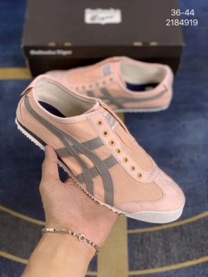 O_nitsuka Tiger Mexico 66 Slip On Pink Grey