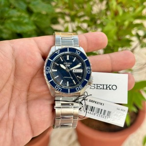 Seiko Sports 5 Bluetone Redux Authentic Store quality