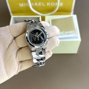 MICHAELKORS_LADIES_SILVER-BLACK