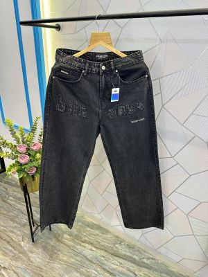 Balenciaga (2) Premium Quality Imported Dark Grey Baggy Fit Jeans Current Store Article 