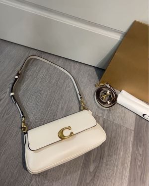 Coac_h Jet Shoulder Bag In Off-white Premium Quality Article With Dust Bag (CAM-16)