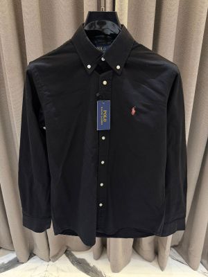 Ralph_Lauren Chest Logo Full Sleeves Shirt Black 