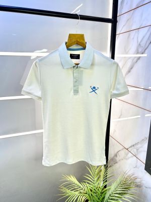 Hacket t White Premium Collar Neck Polo T-shirt F2835-WH