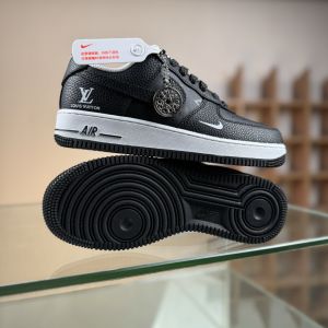 Nik_e Airforce 107 Low LV Monogram Eclipse Black