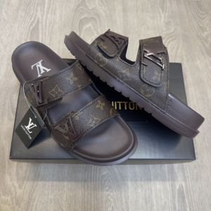 Loui.s Vuitton Venice Mule Premium Brown Slides
