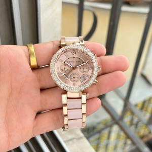 Michael Kors Analog Rose Dial Women watch