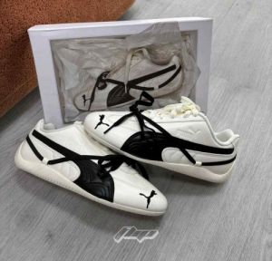Pum_aa Speedcat X Rose PRM White Black For Womens 