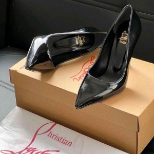 Christian Loubouti.n Black High Heels