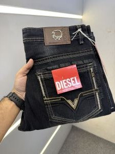 DIESE-L PREMIUM BLACK DENIM JEANS STRAIGHT FIT LENGHT 41