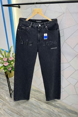 Balenciaga (1) Premium Quality Imported Black Baggy Fit Jeans Current Store Article 