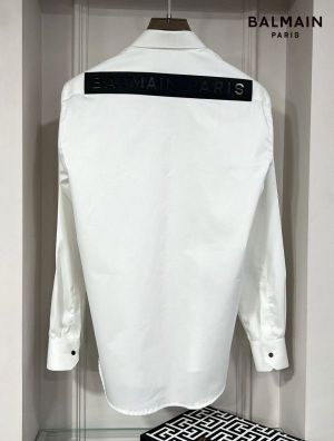 Balmai_n Turkey Imported Cotton Stretchable Metallic Branding Premium Shirt With OG Box & Bag