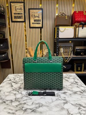 Goyar_d Classic Flap Printed Laptop Bag With Strap