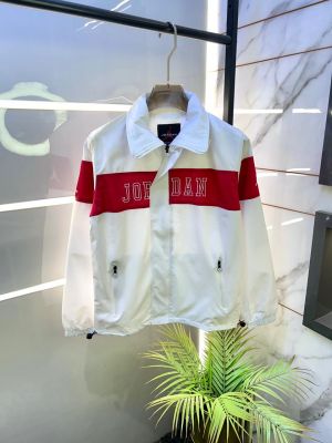 Jordan White Super Premium Wind Shetter Jacket F3356-WH