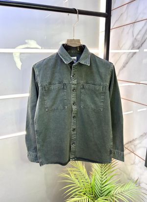Zar a Green Super Premium Denim Shirt F3470-GR
