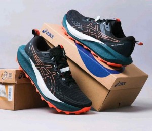 Asicss Gel Trabuco 13 Trail Black Nova Orange 1007